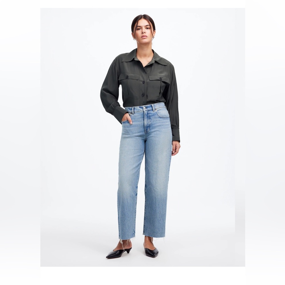 J. Crew curvy wide leg crop